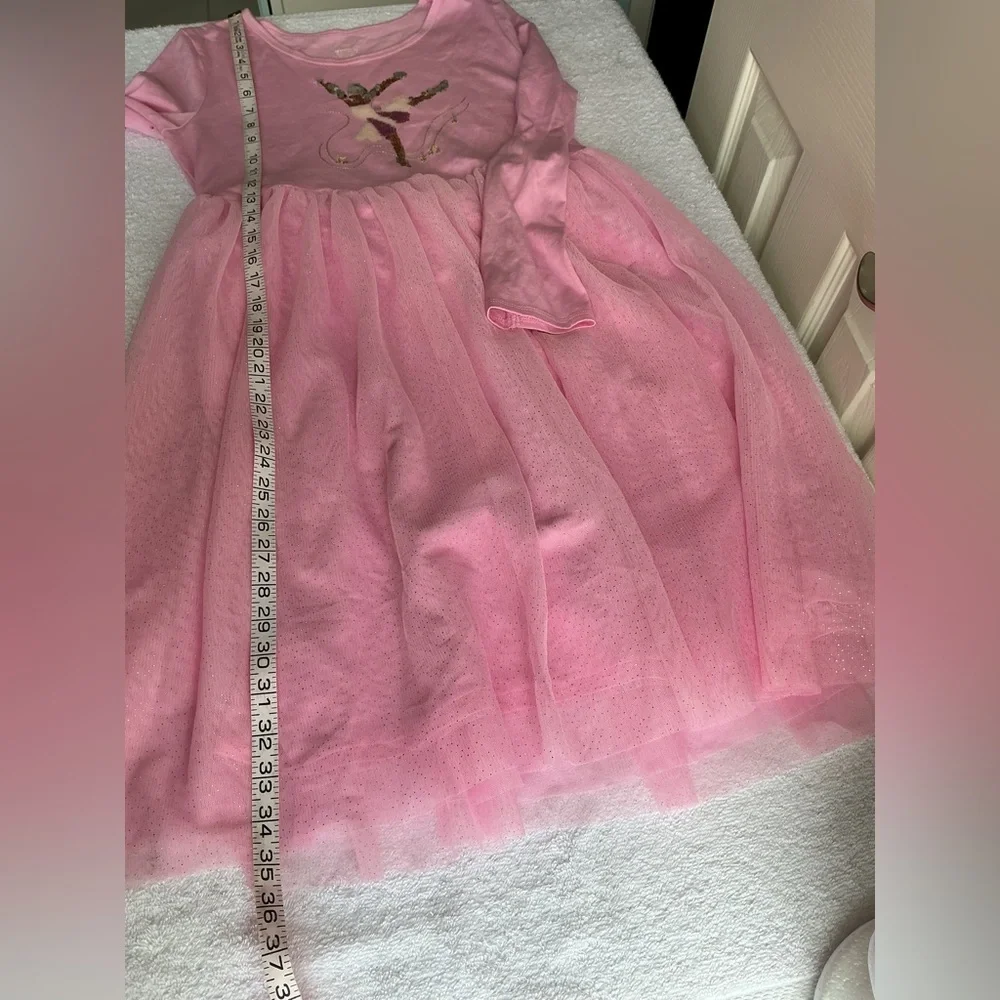 Wonder Nation Pink Long Sleeve Dress
